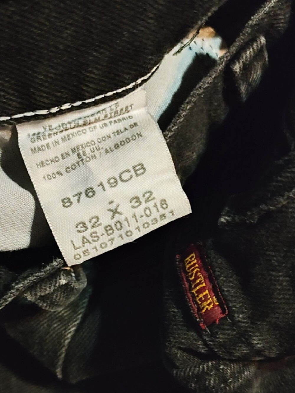 Rustler Black Slim Straight Jeans - Picture 17 of 17